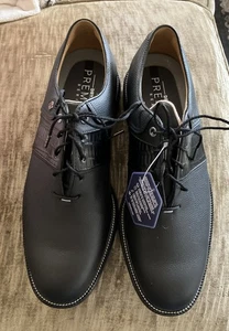 New FootJoy Dryjoys Premiere Series Packard Golf Shoes - Black 53924 11.5N - Picture 1 of 9