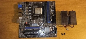 MSI 760GM-E51, AMD Athlon II X3 460, 12G RAM!! VER: 1.2 AMD Socket AM3 Micro ATX - Imagen 1 de 4