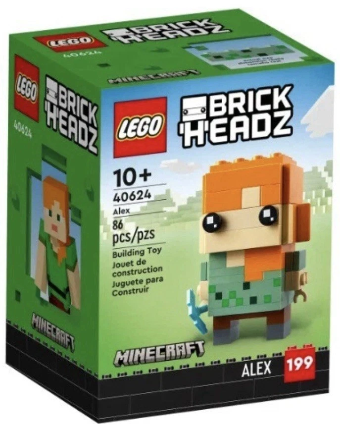 Lego 40624 Brickheadz Minecraft Alex - Nuevo Precintado Retirado Foto 1 de 1