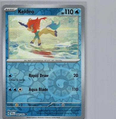 Keldeo | 044/162 Uncommon | SV05: Temporal Forces | NM - Image 1 of 2