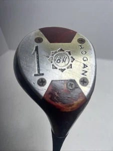 Ben Hogan Persimmon Driver 1 Wood Dura Ply Regular Steel Speed Slot 602 RH 44” - Picture 1 of 8
