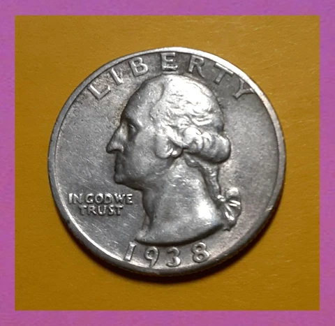 1938-S  Washington Quarter Cover