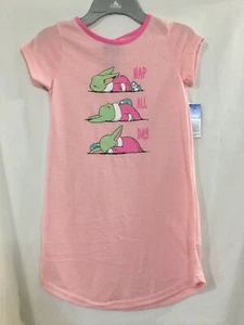 New Girl S STAR WARS Baby Yoda Grogu Nightgown Flame Resistant The Mandalorian - Picture 1 of 4