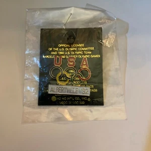 Vintage 1992 USA Olympic Albertville France Pin - Picture 1 of 1
