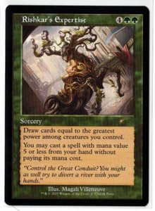 MTG Rishkar's Expertise - Commander Party Retro Promo - Bild 1 von 1