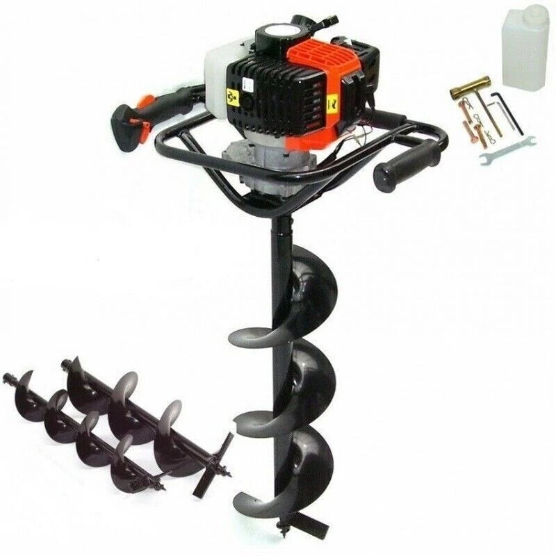 MOTOTRIVELLA TRIVELLA CON MOTORE A SCOPPIO 52CC 3 PUNTE 100 150 200MM - Immagine 1 di 4