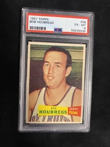 1957 Topps Bob Houbregs #56 PSA 6 EX-MT - Imagen 1 de 2