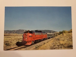 Diesel Ausflugszug in Wyoming 3x5 Postkarte - Bild 1 von 2