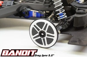 Rueda de carreras de arrastre frontal delgada AJC Mods Skineez 2,2" para Traxxas Bandit Dragster - Imagen 1 de 22
