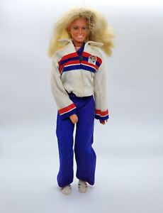 Vintage Kenner Jaime Sommers BIONIC WOMAN White Tracksuit Action Figure Doll