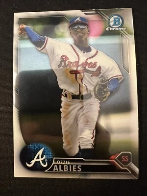 2016 Bowman Chrome Prospects Ozzie Albies #BCP110 - Image 1 of 2