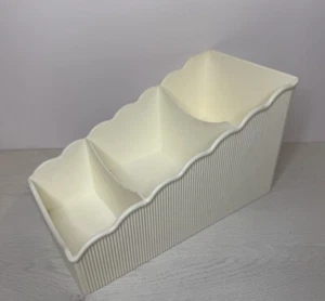 Tupperware 3495A-2 Gewürzpakethalter 3 Etagen - weiß - Vintage - Bild 1 von 8