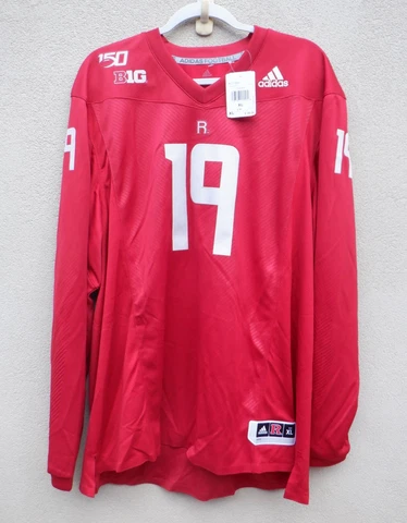 Rutgers Adidas Men's Queensmen 150th Anniversary Football Jersey $150 - XL & 2XL Cover