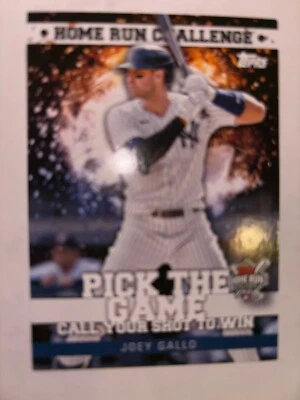 2022 Topps Home Run Challenge Code #HRC-21 Joey Gallo NM-MT Yankees Unscratched - Image 1 of 2