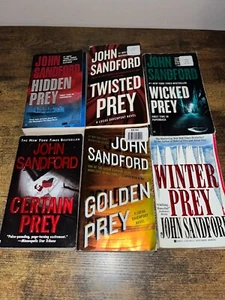 John Sandford 6 different paperback books from PREY / Lucas Davenport Series - Picture 1 of 1