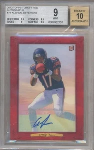 2012 Topps Turkey Red Autographs #71 Alshon Jeffery /10 Rookie BGS 9/10 - Picture 1 of 1