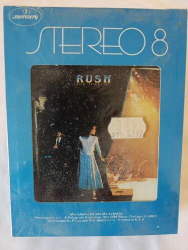 Sealed RUSH "Exit Stage Left" 8-Track Tape Cartridge Hard Rock Live RARE