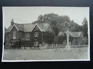 Bedfordshsire TURVEY The Three Cranes Inn c1930s RP Postcard - Picture 1 of 2