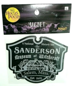Hocus Pocus Museo de Brujería Imán Coche Nevera Halloween Bruja Salem Disney - Imagen 1 de 3