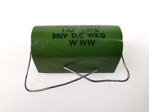 ERIE M302/1 AM211 1.0uF ±20% 350V DC WKG Capacitor Vintage NOS WWW - Picture 1 of 6