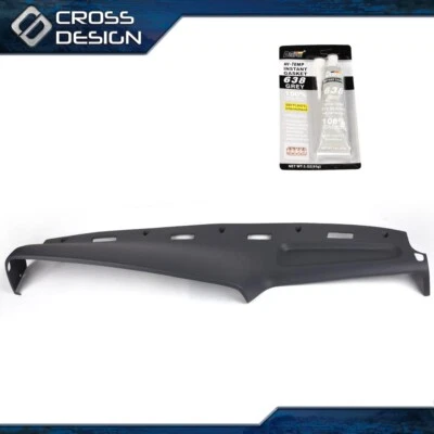 Cubierta de tablero moldeada gris apta para 94-97 Dodge Ram 1500 2500 3500 Foto 1 de 4