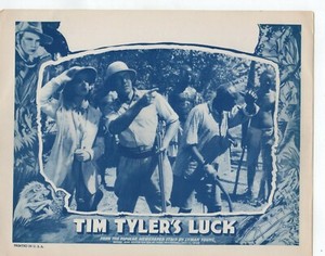 FRANKIE THOMAS FRANCES ROBINSON TIM TYLER'S LUCK 1937 ORIG  LOBBY CARD LC5340