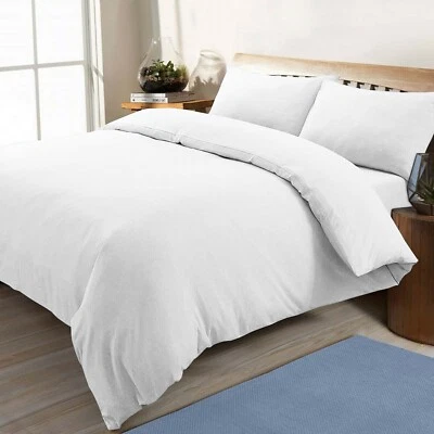 BEST BEDDING COLLECTION 100%Cotton 400 TC Twin/Full/Queen/Cal/King White Solid - Image 1 of 4