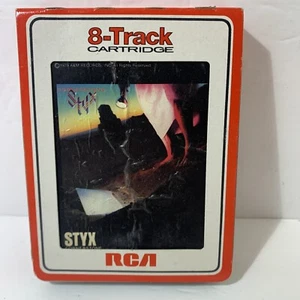 Vintage 8 Track Tape A&M Records Styx "Cornerstone" Rock Pop With Sleave - Picture 1 of 12