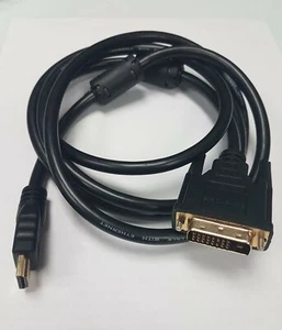Topsync DVI-D (24+1) to HDMI 6 feet Cable Male-to-Male - New - Picture 1 of 1