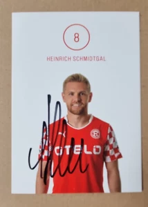 ⭐ Fortuna Düsseldorf AK ⭐ #8 Heinrich Schmidtgal Autogrammkarte F95 ⭐ 2014/15 - Bild 1 von 2