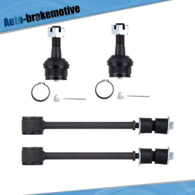 4x rótulas superiores delanteras suspensión barra estabilizadora extremo enlace para Ford F-350 1985-1997 Foto 1 de 4