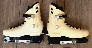 Patinete en línea agresivo de colección soldado Chris Edwards RARO EU 290 cm - Imagen 1 de 20