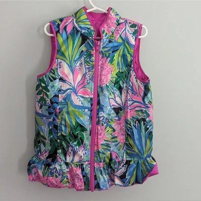 Chaleco Reversible Lilly Pulitzer Rosa Acolchado Sin Mangas Melanie Niñas Aprox XS 6 Foto 1 de 4