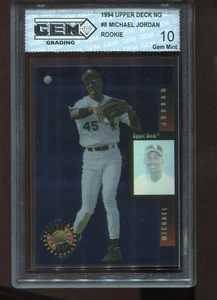 Michael Jordan Rookie 1994 Upper Deck Next Generation #8 RC MLB GEM MINT 10 - Bild 1 von 2
