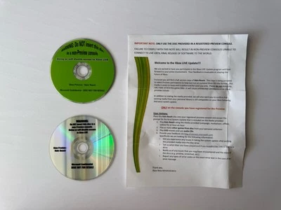 2 Different Halo Reach Preview Disc Xbox 360 Beta NFR With Instruction Letter - Image 1 of 4