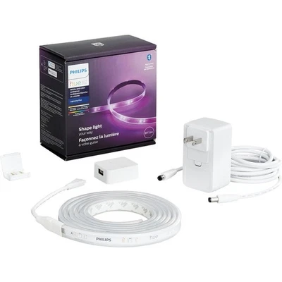 Philips Hue 80 pulgadas Tira de luz LED enchufable Plus Base 555334 Philips 555334 Foto 1 de 2