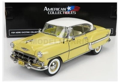 SUN-STAR 01608 CHEVROLET - BEL AIR COUPE 1953 - YELLOW WHITE - 1/18 - Immagine 1 di 2