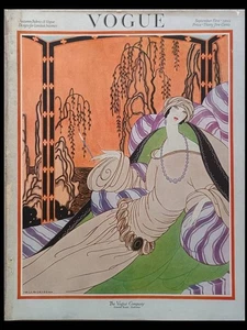 VOGUE SEPTEMBER 1st 1922 - HELEN DRYDEN, WOODRUFF, REHBINDER, LEPAPE - Picture 1 of 2
