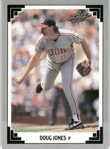 1991 Leaf Major League MLB Baseball Doug Jones Cleveland Indians #57 - Picture 1 of 2