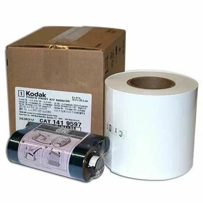 Kodak 6800/6850 6R Photo Print Ribbon and Paper Kit - Image 1 of 2