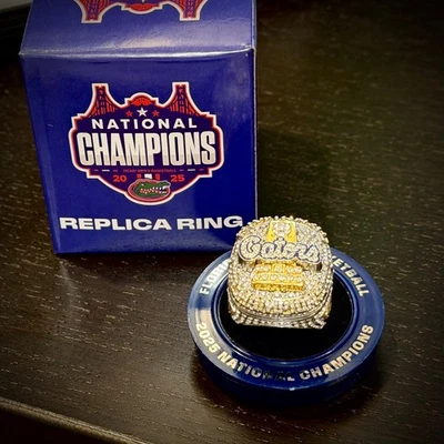 2025 Florida Gators Men’s Basketball National Championship Replica Ring - Image 1 of 3