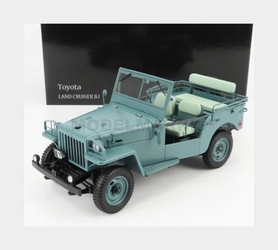 KYOSHO 08959G TOYOTA - LAND CRUISER BJ 4X4 1951 - VERDE AZUL - 1/18 - Imagen 1 de 2