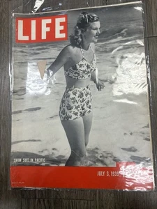 LIFE MAGAZINE JULY 3, 1939 SWIM SUIT IN PACIFIC EXCELLENT CONDITION - Picture 1 of 1