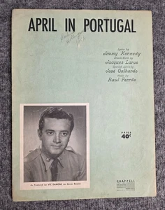 April In Portugal Noten Kennedy Larue Galhardo Ferrao Chappell And Co Vintage - Bild 1 von 4