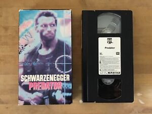 VINTAGE 1987 Predator VHS Starring Arnold Schwarzenegger