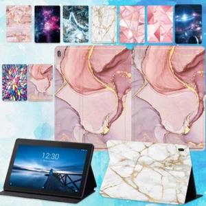 Print PU Leather Tablet Stand Cover Case For Lenovo Tab M10/M10 2nd 3rd/M10 Plus - Picture 1 of 23