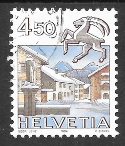 SWITZERLAND 1982, SG1045 VERY FINE USED, SIGNS OF THE ZODIAC, CAPRICORN. - Picture 1 of 2