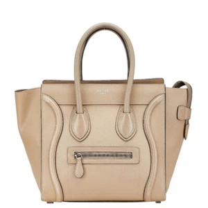 CELINE Luggage micro shopper Handbag Women 【Used】 - Picture 1 of 14