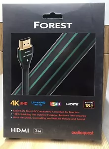 Audioquest Forest HDMI High Speed With Ethernet 3D & 4K Ultra HD Cable Green - Picture 1 of 4