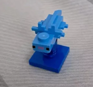New Minecraft Lego - Blue Axolotl From 662303 - Picture 1 of 1